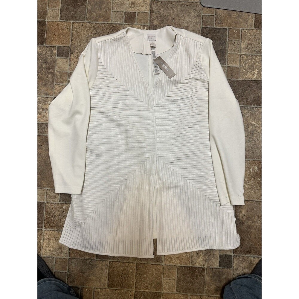 Chico Women's Cream Sweater Size 3 NWT